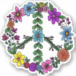 Flower Peace Sign