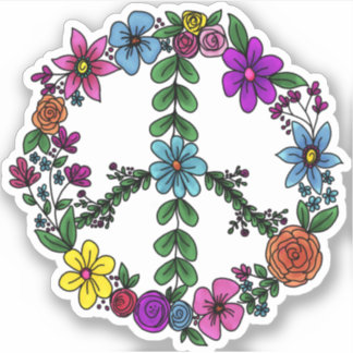 Flower Peace Sign