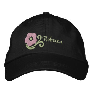 Flower Personalized Embroidered Hat