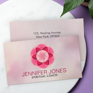 Flower Petals - seed of life Business Card