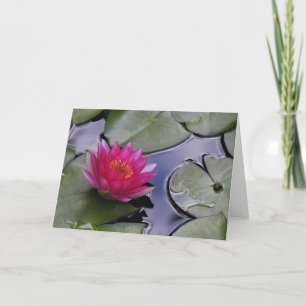 Flower photo greeting card
