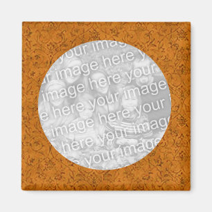 Flower Photo Magnet Template