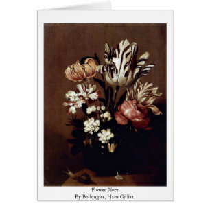 Flower Piece By Bollongier, Hans Gillisz.