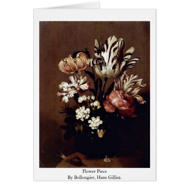 Flower Piece By Bollongier, Hans Gillisz. (Front)