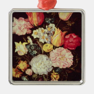 Flower Piece Metal Ornament