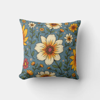 Flower pillow cushion