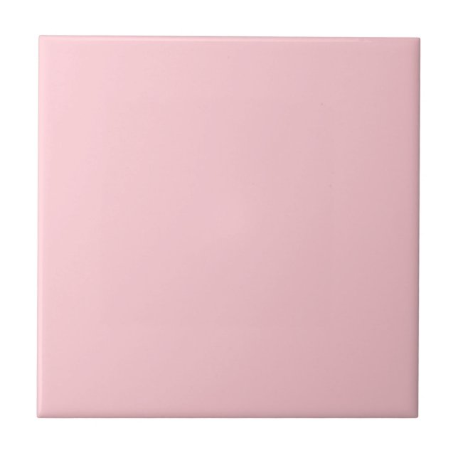 Flower pink, pale red hex code ffc0cb tile (Front)