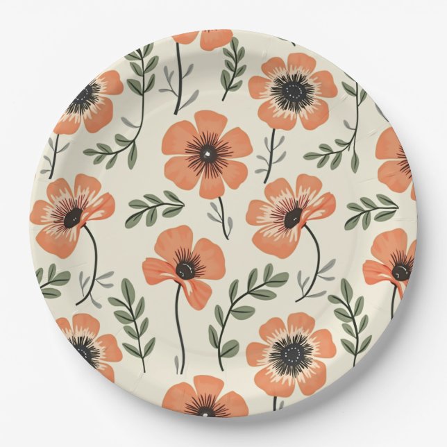 Flower Plates & Bowls (Front)