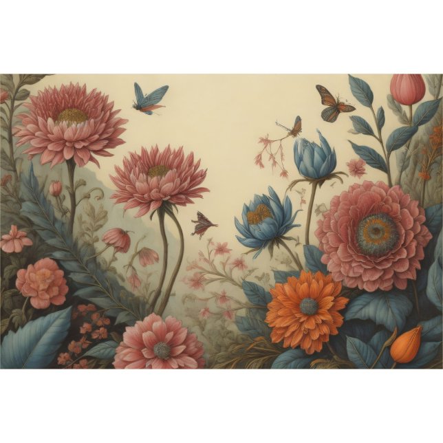 Flower poem postcard 8 cutting tissue paper (Creator Uploaded)