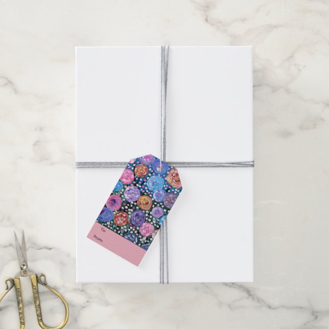 Flower Pop Gift Tags (With Twine)