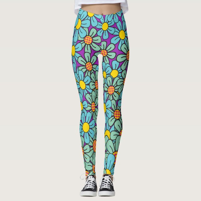 Flower Pop Leggings (Front)