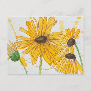 flower postcard
