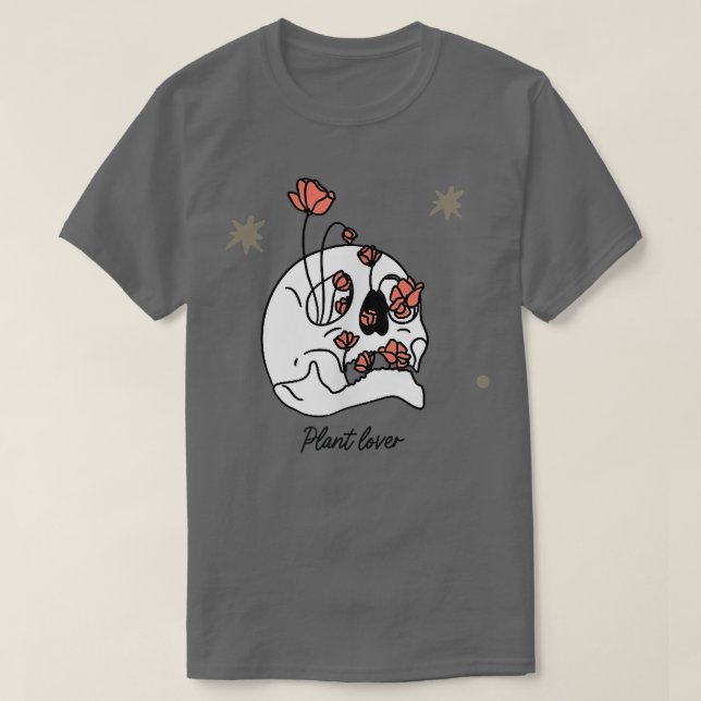 Flower  pot design for plant lover  T-Shirt (Design Front)