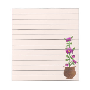 Flower Pot Notepad