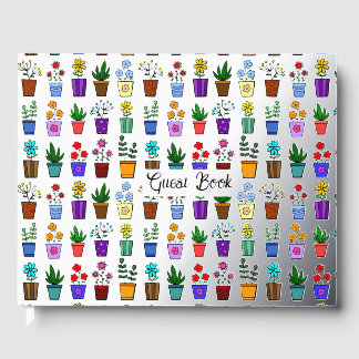 Flower Pots Guest Book