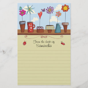 Flower Pots  Stationery