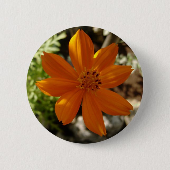 Flower Power 2 Inch Round Button (Front)