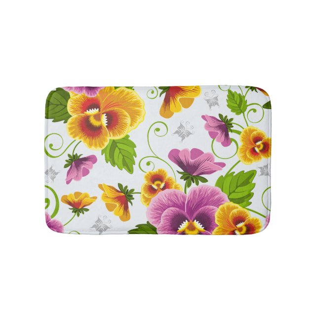 Flower Power Bath Mat (Front)