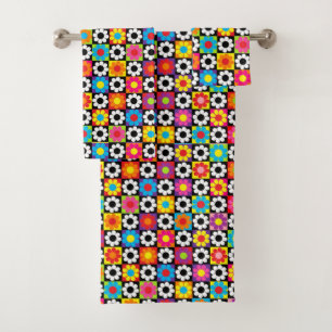 Flower Power Bath Towel Set