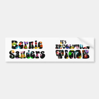 Flower Power Bernie Sanders 2016 Bumper Sticker