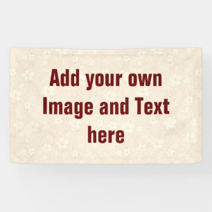 Flower Power Blooms cream pastel + your ideas Banner