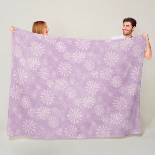 Flower Power Blossoms seamless pattern 23 Fleece Blanket