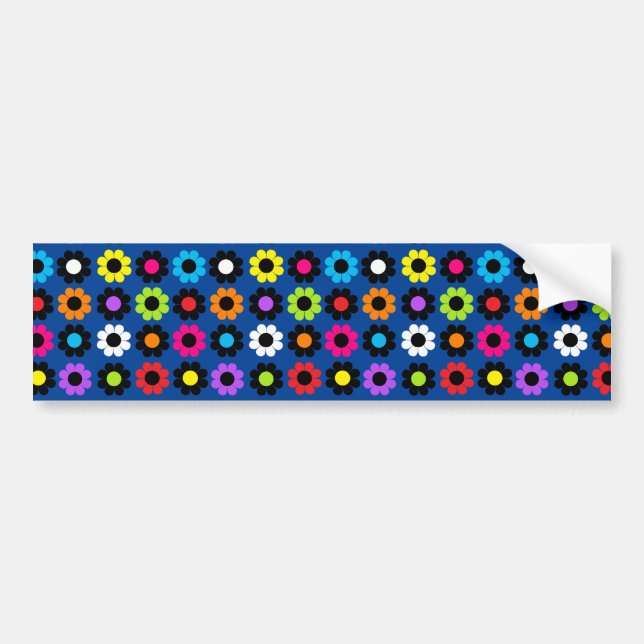 Flower Power Bumper Sticker (Front)