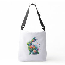 Flower Power Bunny Rabbit Bag