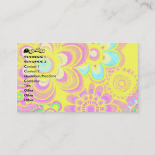 FLOWER POWER BUSINESS CARDS