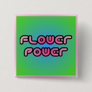 "Flower Power" Button