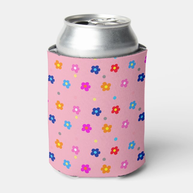 Flower Power   Can Cooler (Can Front)