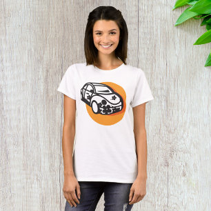 Flower Power Car Cute Hippie Style T-Shirt