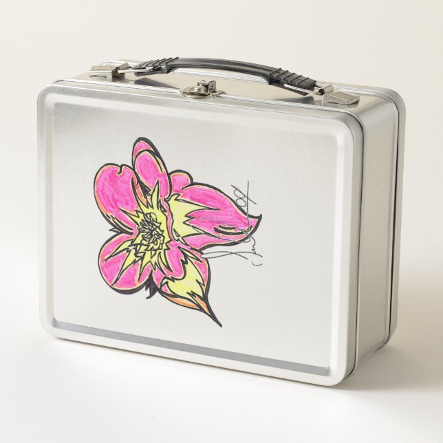 Flower Power Classic Metal Lunch Box  (Devant)