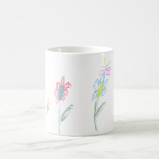 flower power coffee mug