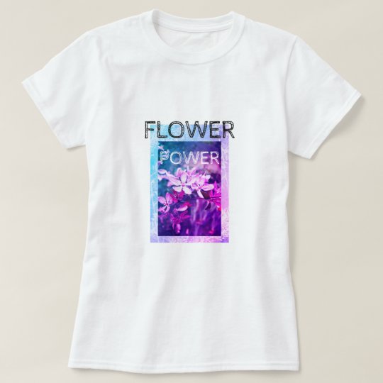 Flower Power customizable women's t-shirt