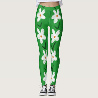 FLOWER POWER 'DAISY' YOGA PANTS LEGGINGS