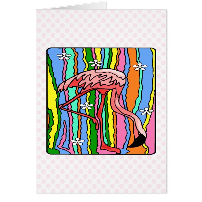 Flower-Power Flamingo (Front)