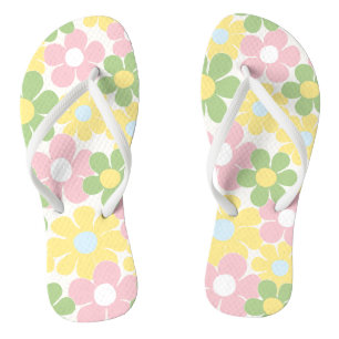 Flower Power Flip Flops