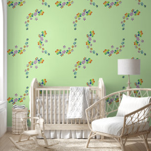Flower Power Floating Blossoms 1 Wallpaper