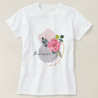 Flower power Floral Collage T-Shirt