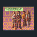 Flower Power [funny postcard] Postcard<br><div class="desc"></div>