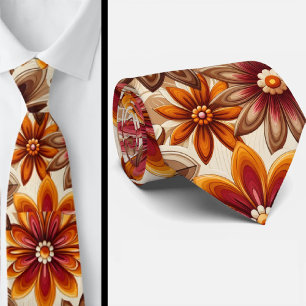 Flower Power Hippy Neck Tie