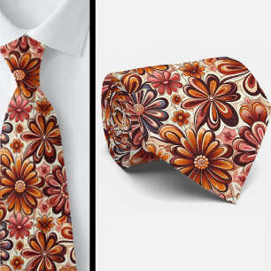 Flower Power Hippy Neck Tie