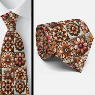 Flower Power Hippy Neck Tie