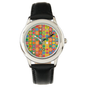 Flower Power in Rows Watch