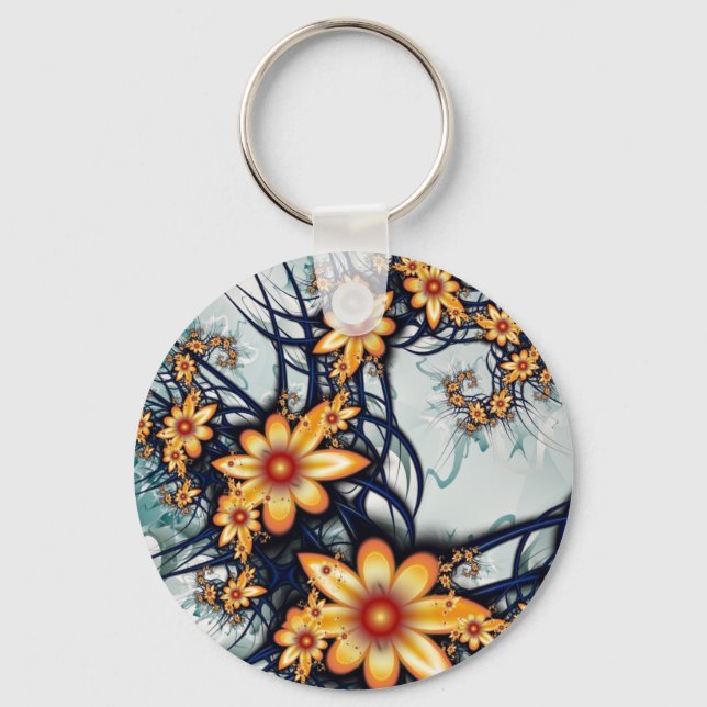 Flower Power Keychain (Front)