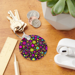 Flower Power Keychain