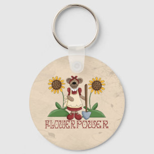 Flower Power Keychain
