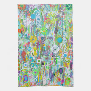 Flower Power Kitchen Towel
