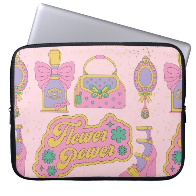 Flower Power Laptop Sleeve (Front)